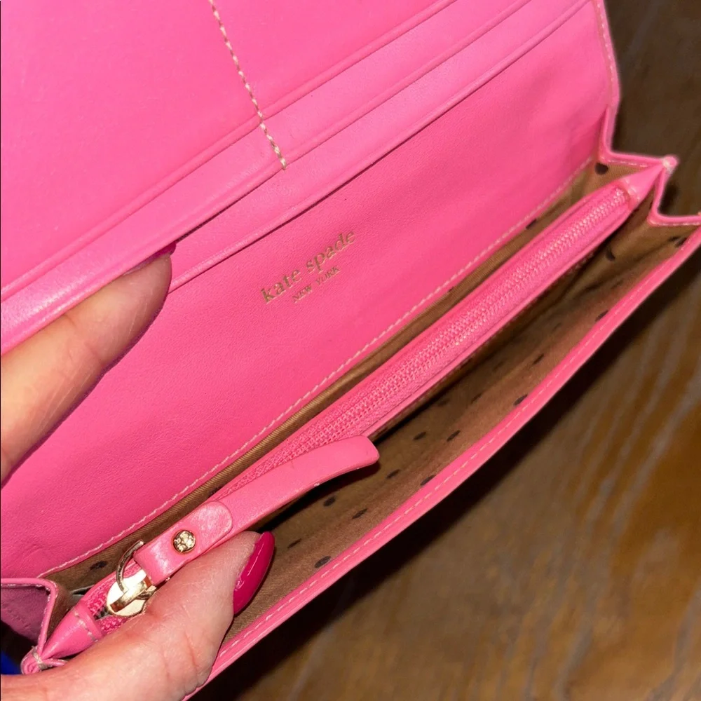 Kate Spade Pink Leather Wallet